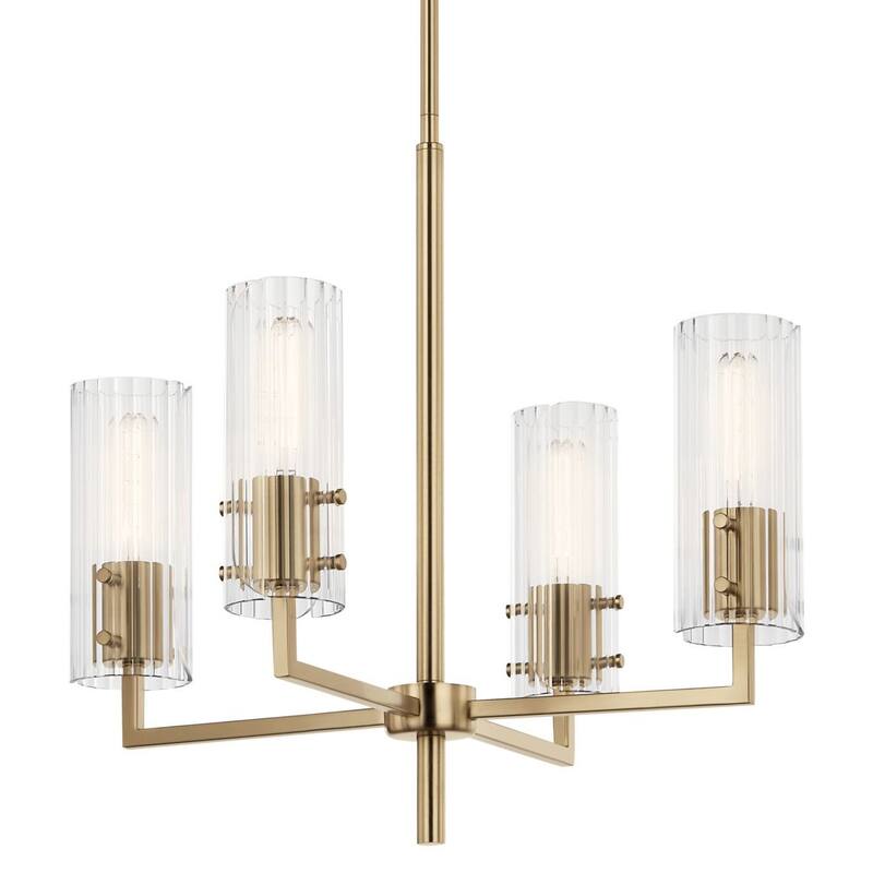 Kichler 52678 Velestino 4 Light 21" Wide Chandelier - Champagne Bronze