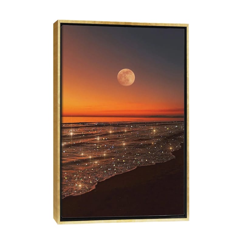 iCanvas "Believe In You Dreams" by Yana Potter Framed Canvas Print - Gold - 40x26