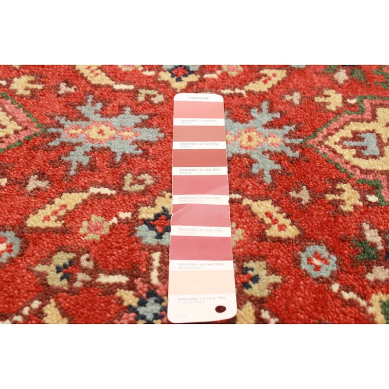 ECARPETGALLERY Hand-knotted Serapi Heritage Red Wool Rug - 2'7 x 24'1