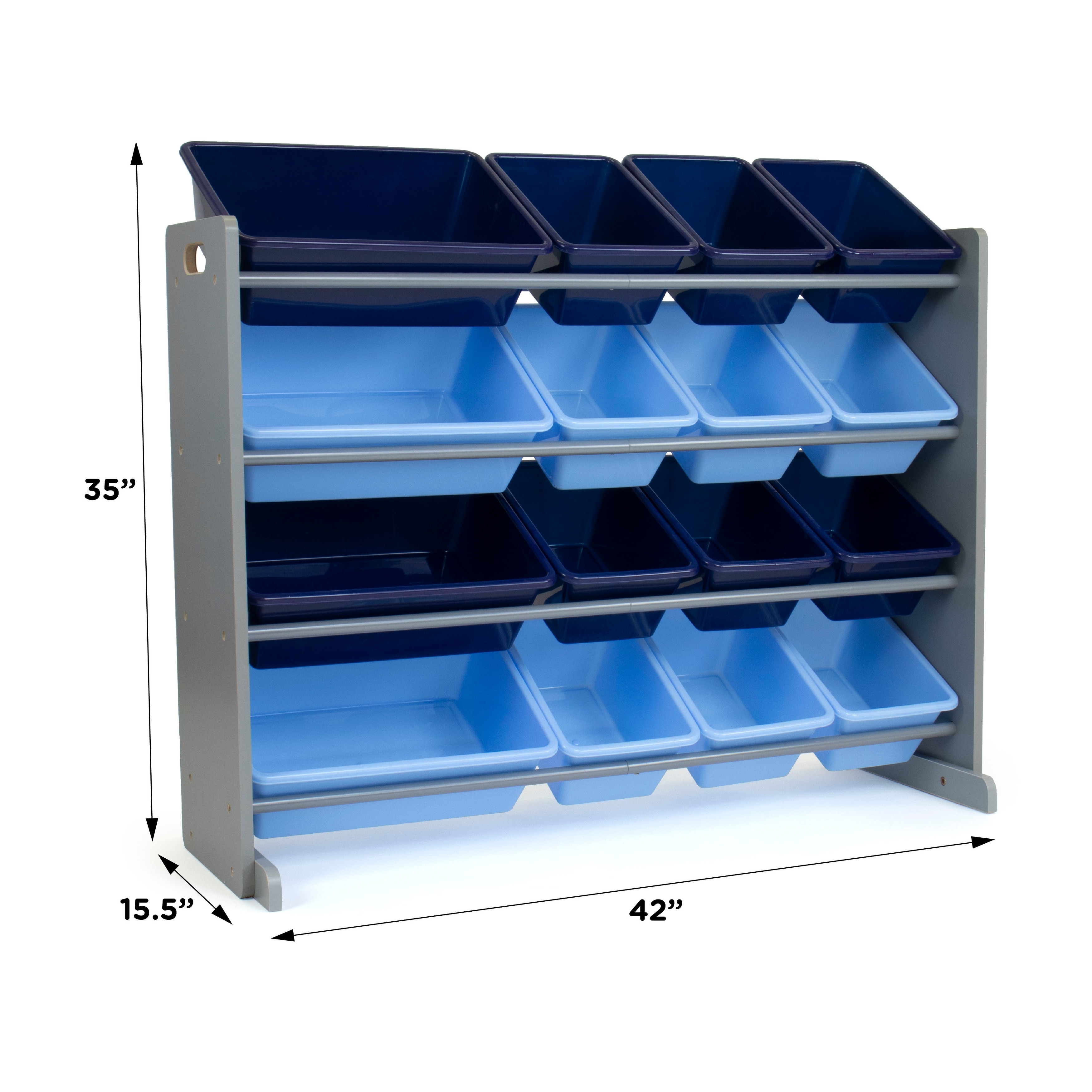 Navy blue toy storage deals