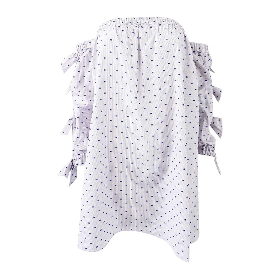 ruffle sleeve off shoulder dress Fashion Baby Blue Off Shoulder Front Tie-Up Ruffle Mini Dress with Long Sleeve S / Baby Blue
