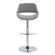 preview thumbnail 81 of 144, Silver Orchid Svellingen Adjustable Bar Stool with Rounded T Footrest - Set of 2