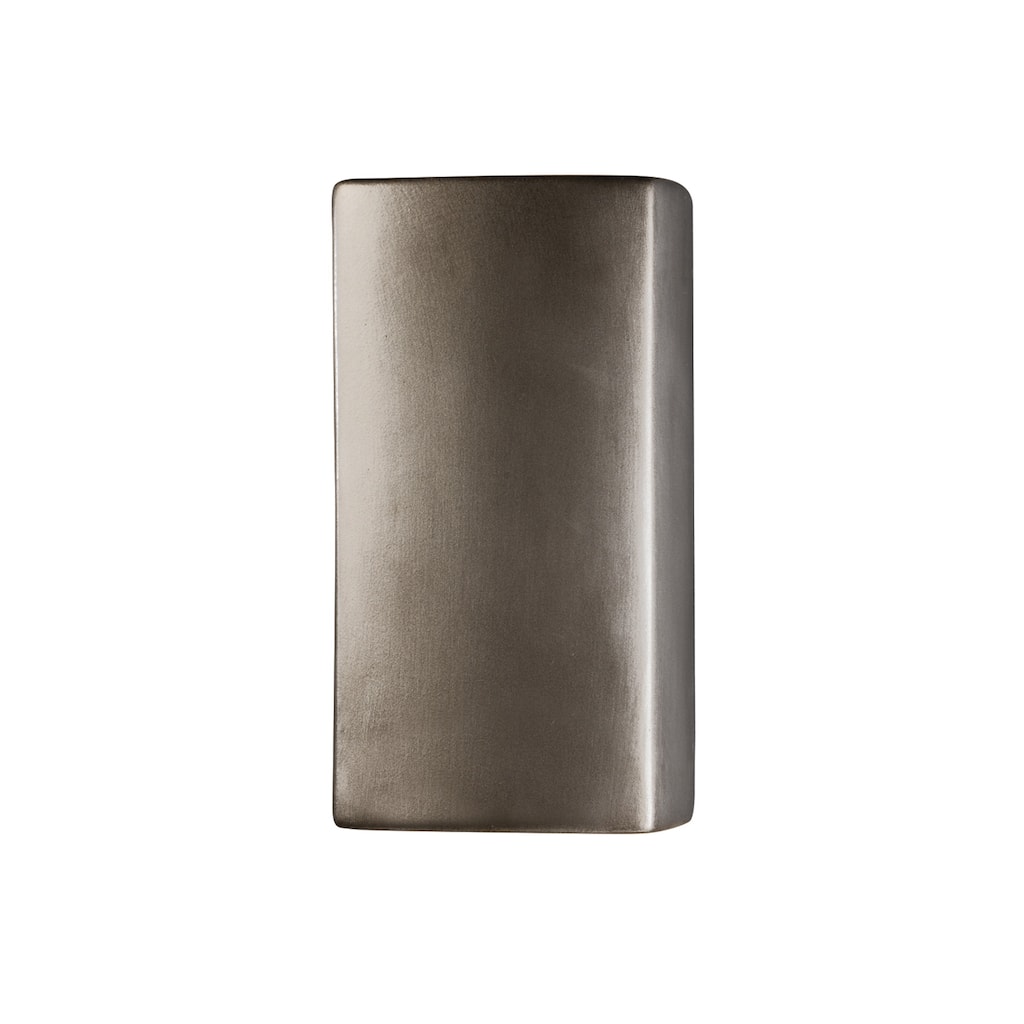 Justice Design Group Ambiance Small Rectangle Outdoor Open Top & Bottom Wall Sconce
