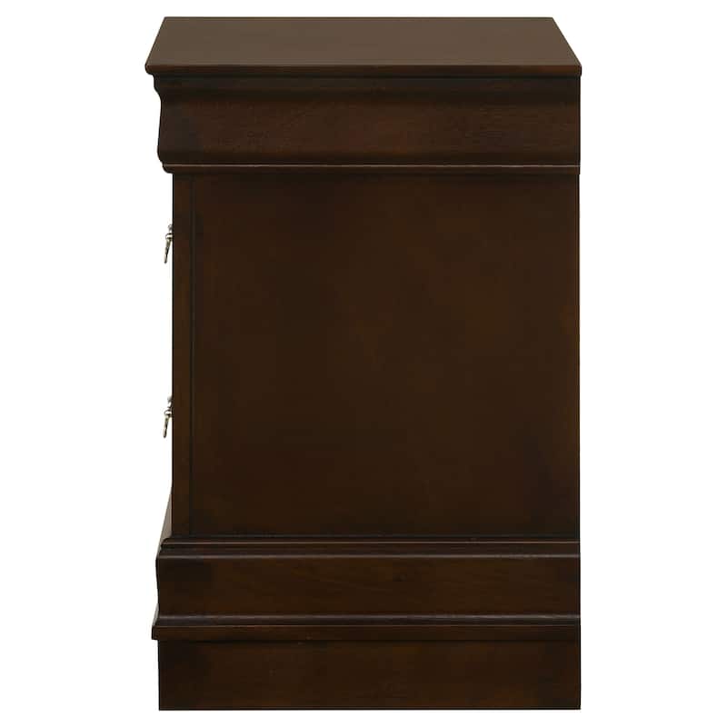 Louis Philippe Traditional 2-drawer Nightstand