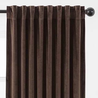 Chanasya Velvet Room Darkening Window Curtain Panel Pair (Set of 2)
