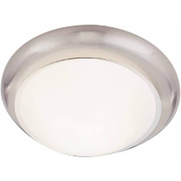 Volume Lighting V7530 1 Light 11" Flush Mount Ceiling Fixture with - Brushed Nickel
