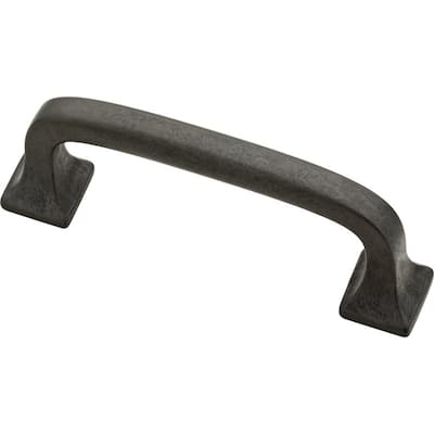 (10-Pack) Cabinet Handles 3" - Soft Iron - 3.63"L x 0.94"W