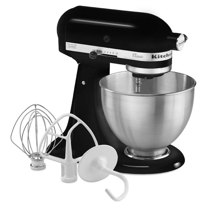 KitchenAid Onyx Black 4.5-Quart Classic Series Stand Mixer