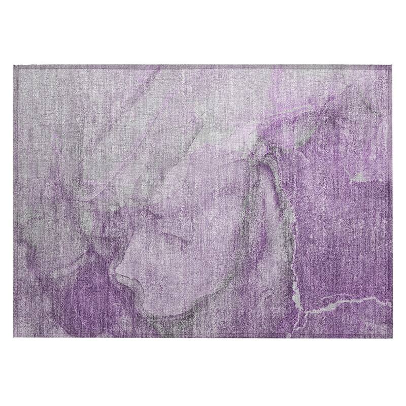 Gami Modern Art-Inspired Weather Resistant Blended Style Runner Outdoor Rug