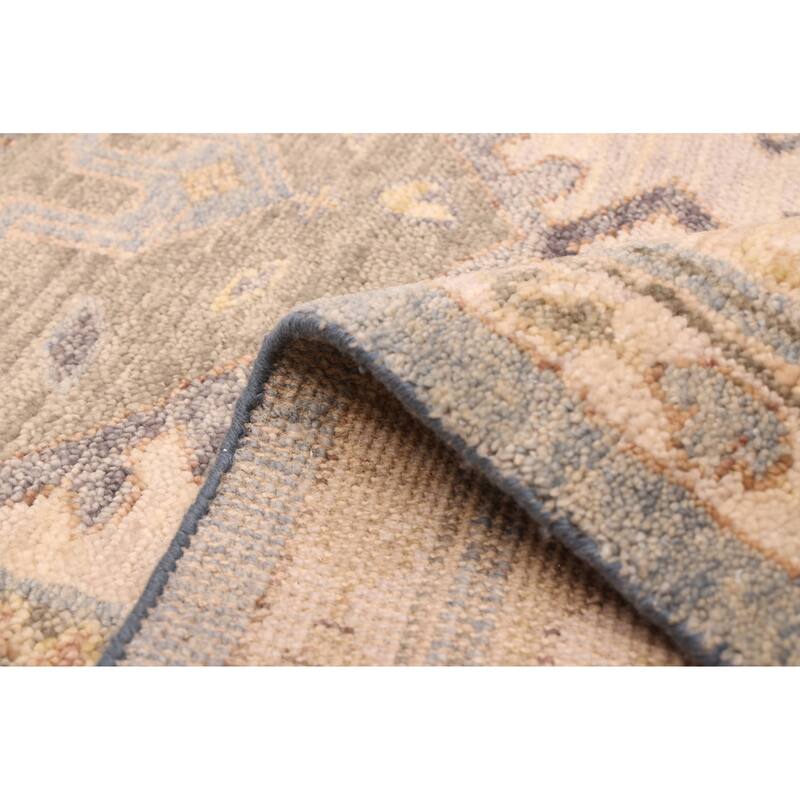 ECARPETGALLERY Hand-knotted Jules Serapi Ivory Wool Rug - 8'9 x 11'10