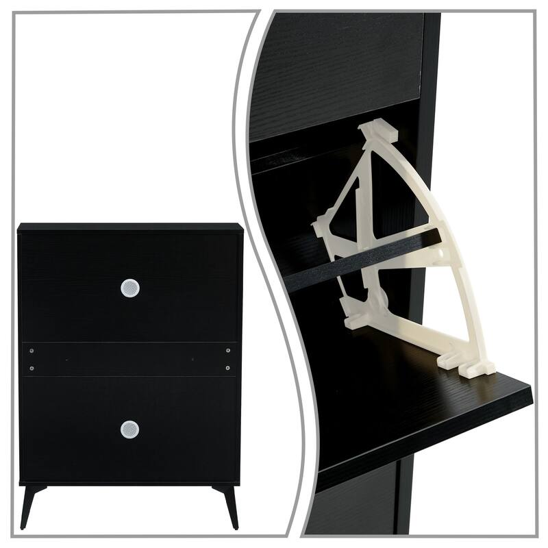 Minimalist Design Wooden Shoe Storage Cabinet, For Entrance Hallway Use