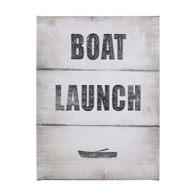 Boat Launch (27 x 36 ) Canvas Art Print