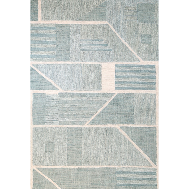 Bashian Nyssa Beige Transitional Area Rug - 2'6" X 8' - Teal
