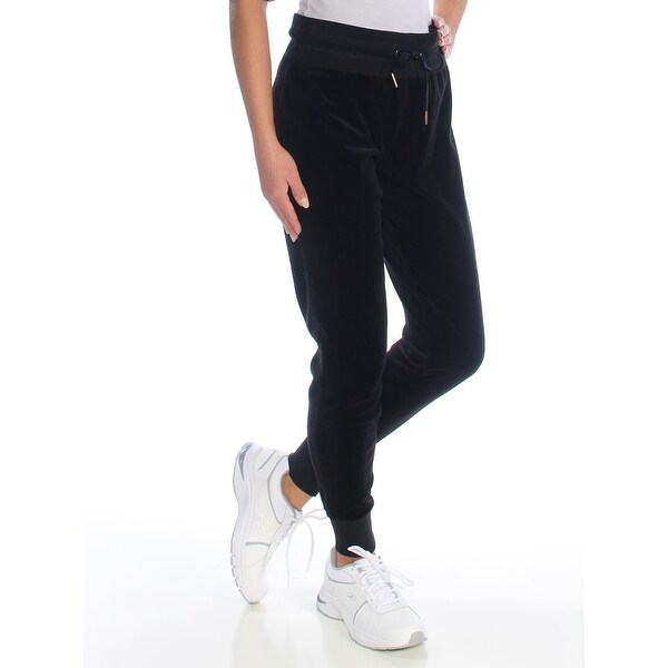 calvin klein velvet joggers