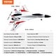 preview thumbnail 7 of 5, RC Plane, 4 Channel Remote Control Airplane with 6-Axis Gyro Stabilizer with 2 Batteries - 2.4GHZ 4 Channel
