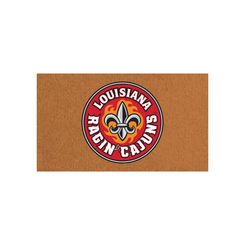 University of Louisiana-Lafayette Full Color Indoor/Outdoor Coir Mat - 28" x 16"