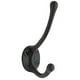 preview thumbnail 2 of 10, Baldwin Estate Double Robe Hook Satin Black