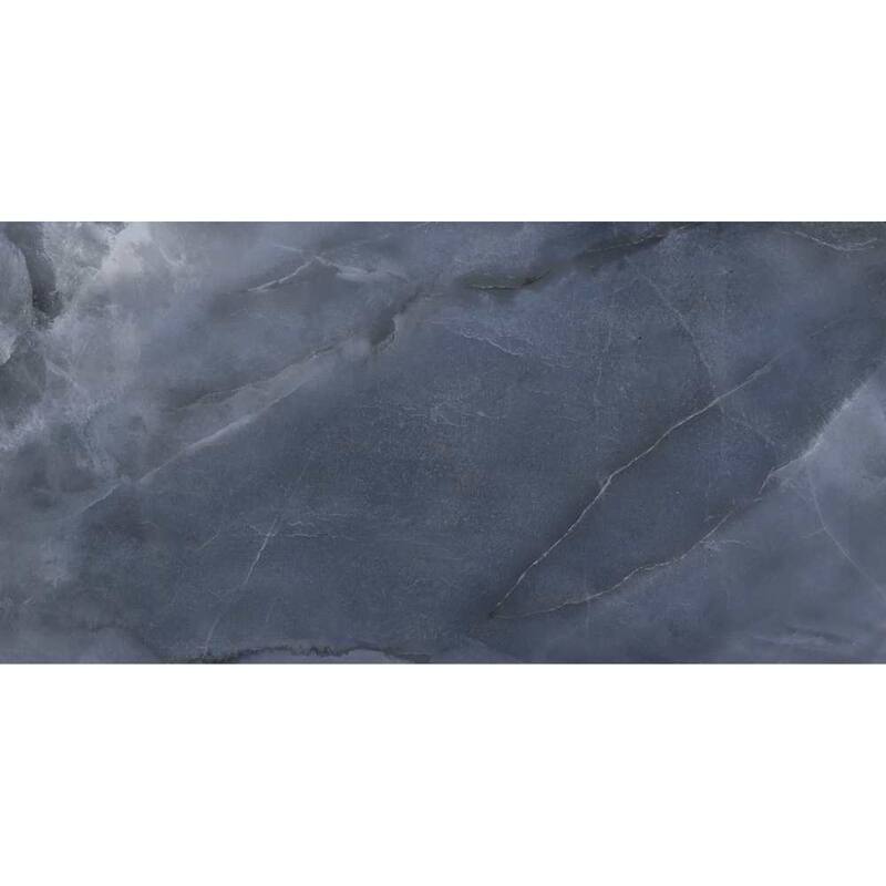 The Tile Life Geo Lust 12x24 Blue Porcelain Floor & Wall Tile