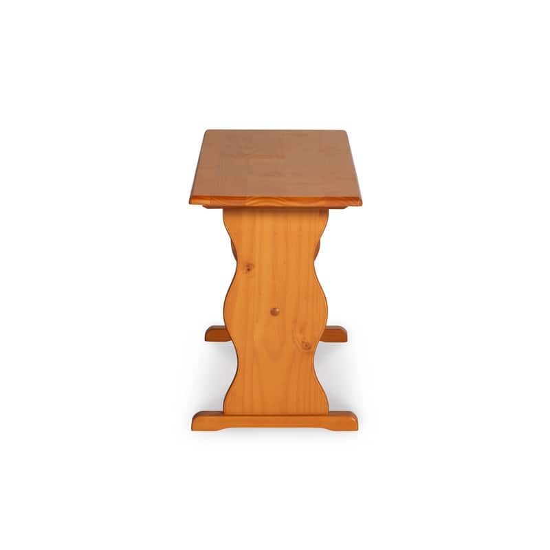 Copper Grove Riki Honey Pine Dining Bench