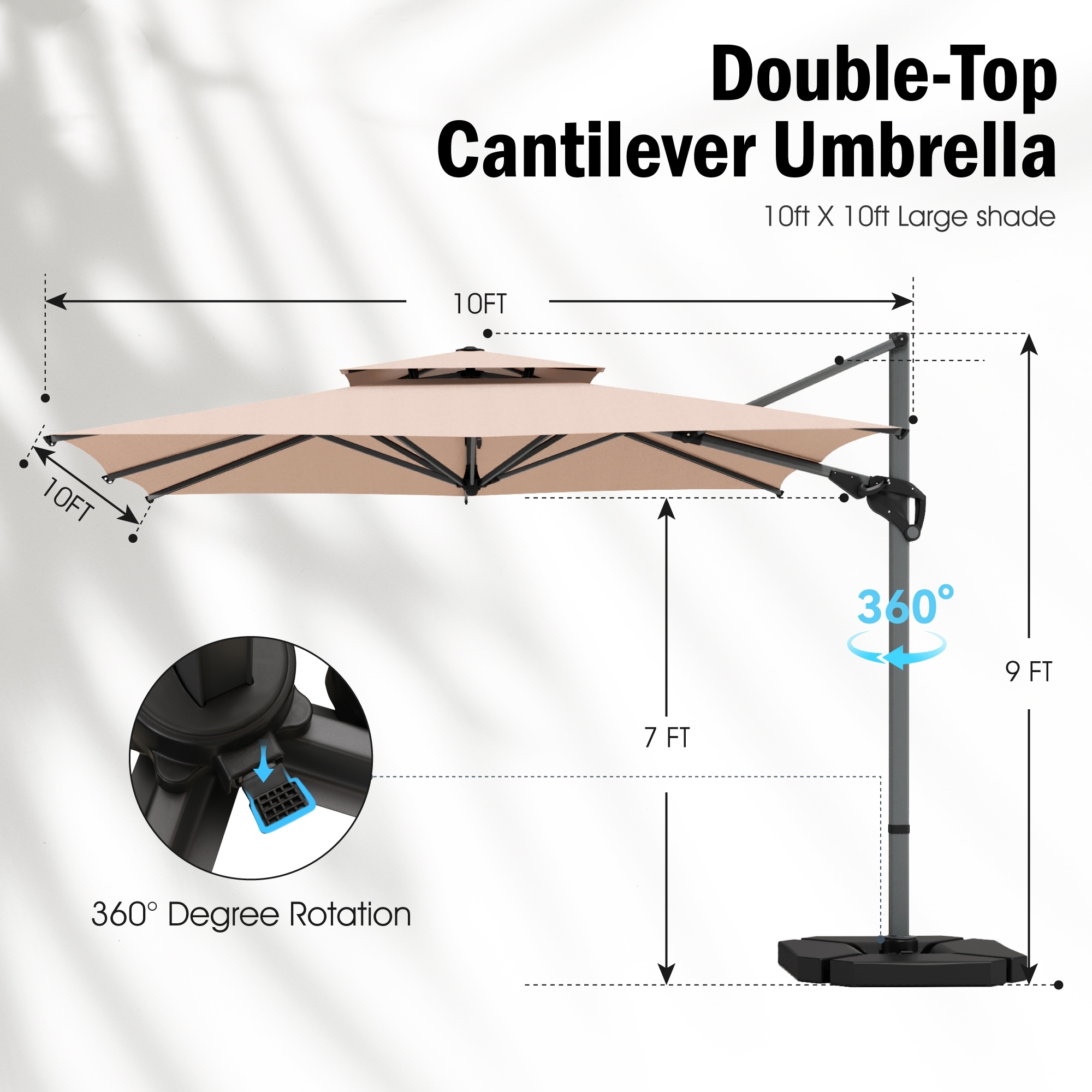 9 foot patio umbrella canada WESTLAKE Ft Solar LED Umbrella, Beige range: MAINLINE Our unique half Recumbent Bike Stationary Diy Size:1lb