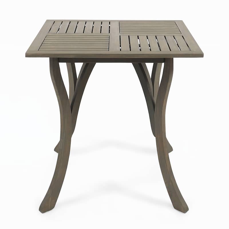 outdoor 31.5'' SQUARE WOOD TABLE