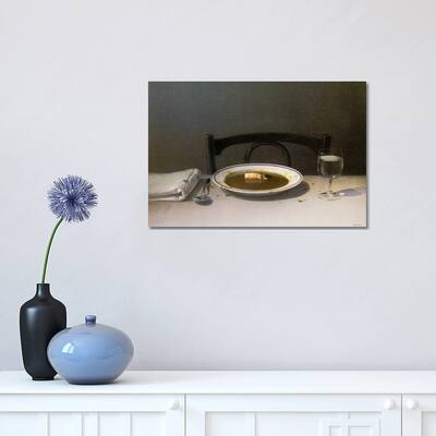 iCanvas "Soup Pig" by Michael Sowa Canvas Print