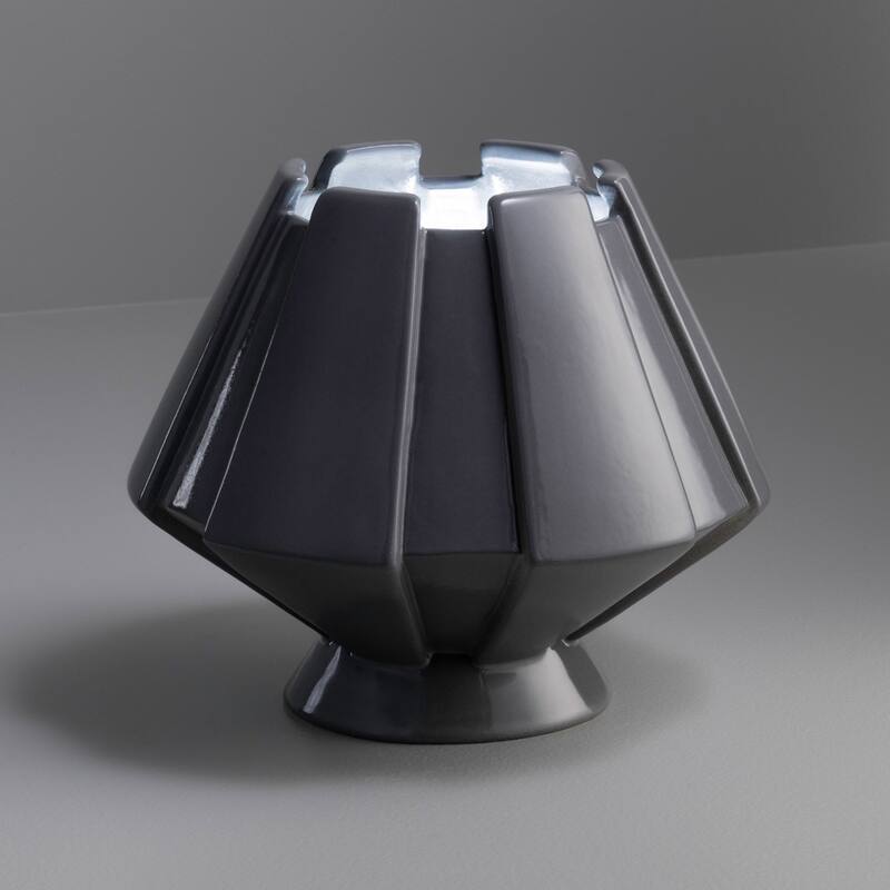 Justice Design Group Meta Ceramic Portable Table Lamp