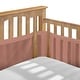 preview thumbnail 6 of 9, BreathableBaby Breathable Mesh Liner for Full-Size Cribs, Deluxe 4mm Mesh (Size 4FS Covers 3 or 4 Sides) - N/A Red Clay