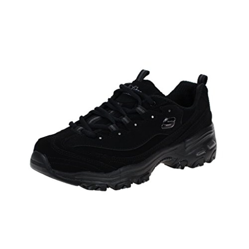 ladies black skechers size 8