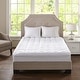 Mattress Pads that Match Headboards with Storage Shelves, Head Board with Power Outlet and LED Light for Bed Frame