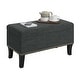 preview thumbnail 31 of 42, Convenience Concepts Designs4Comfort Winslow Storage Ottoman Bench