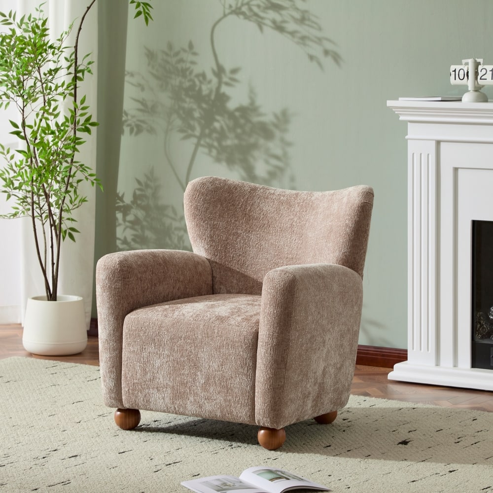 Christopher Knight Home - Eulalia Wingback Boucle Armchair