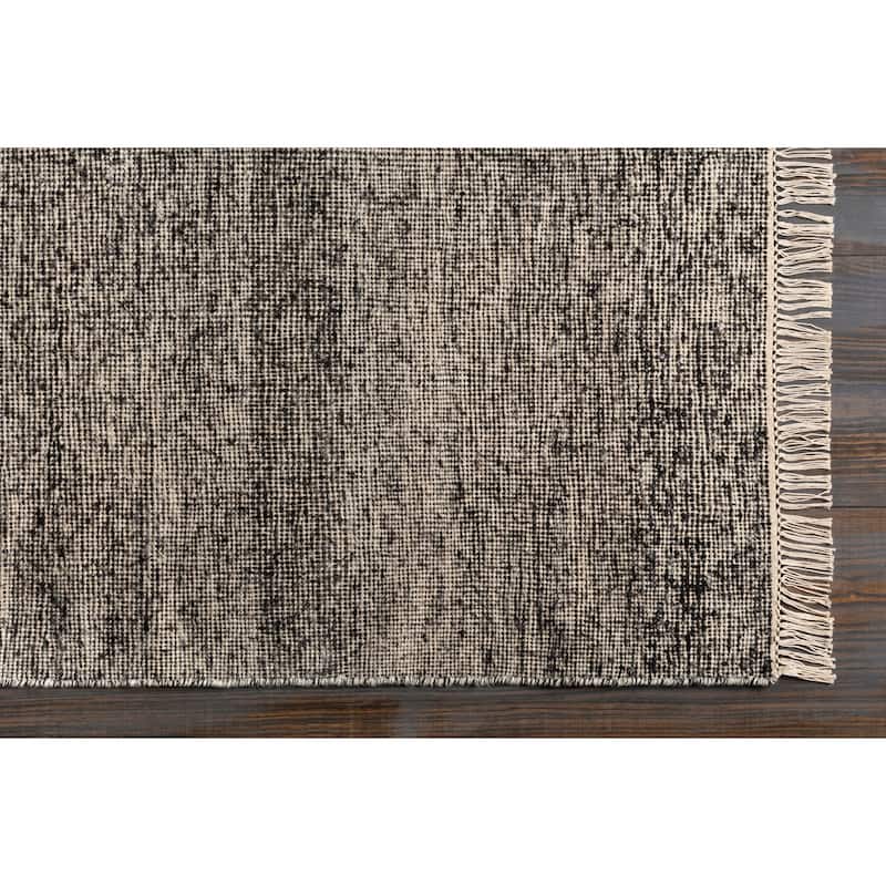 Hand-Woven Luther Solid Viscose Area Rug