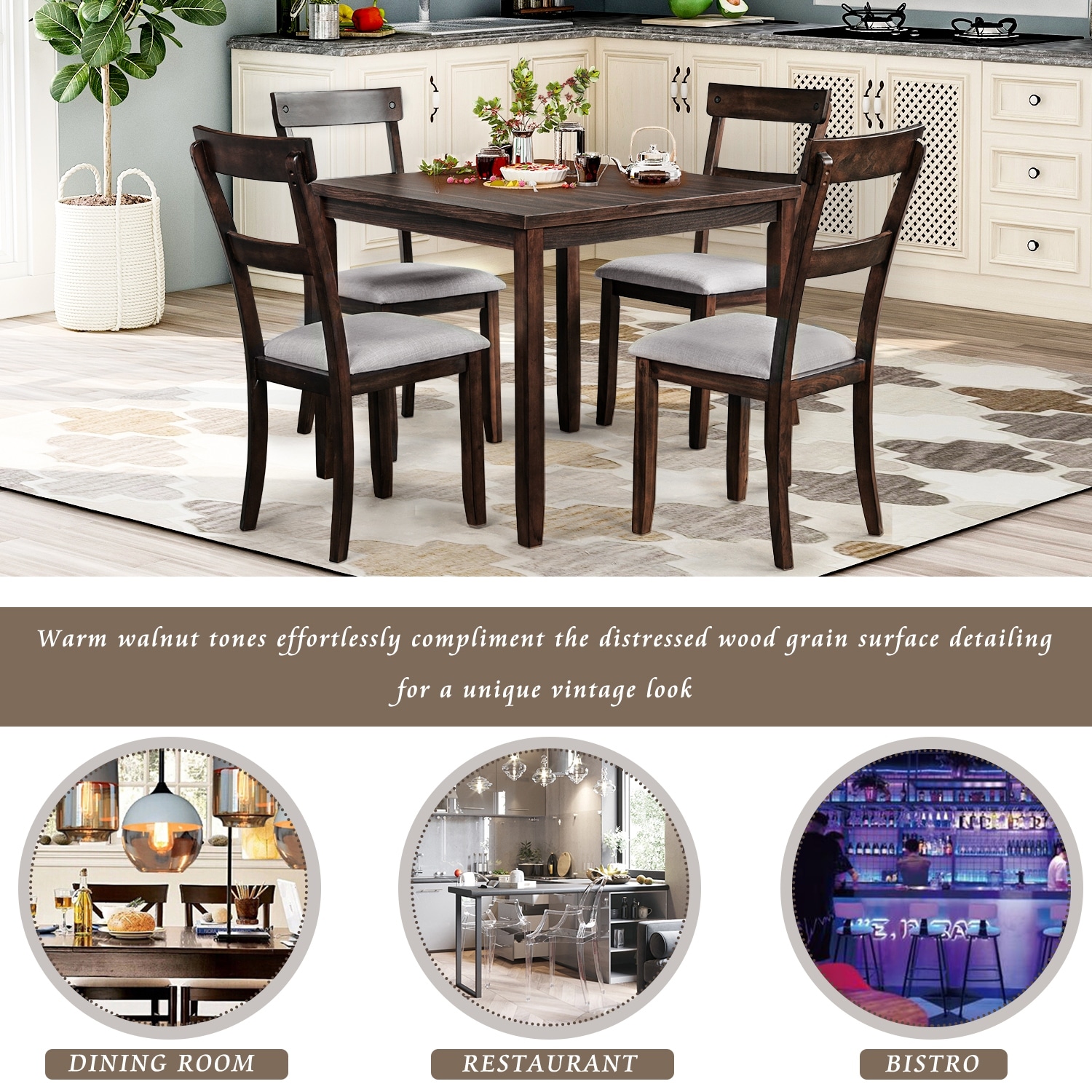 Apartment dining set store