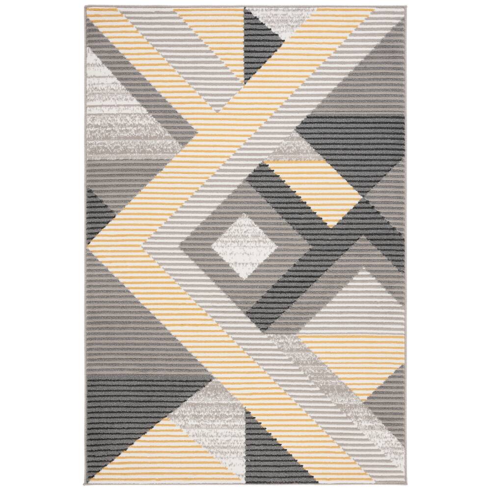 SAFAVIEH Pyramid Sadeta Mercy Modern Geometric Rug