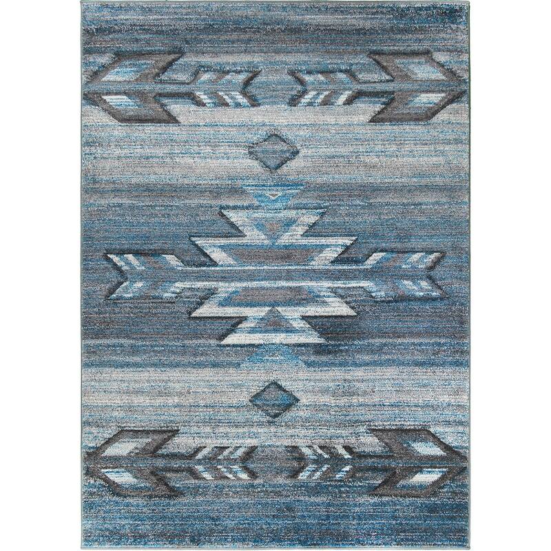 Tacoma Santa Rosa Southwestern Area Rug - 2'3"x3'3" - Blue