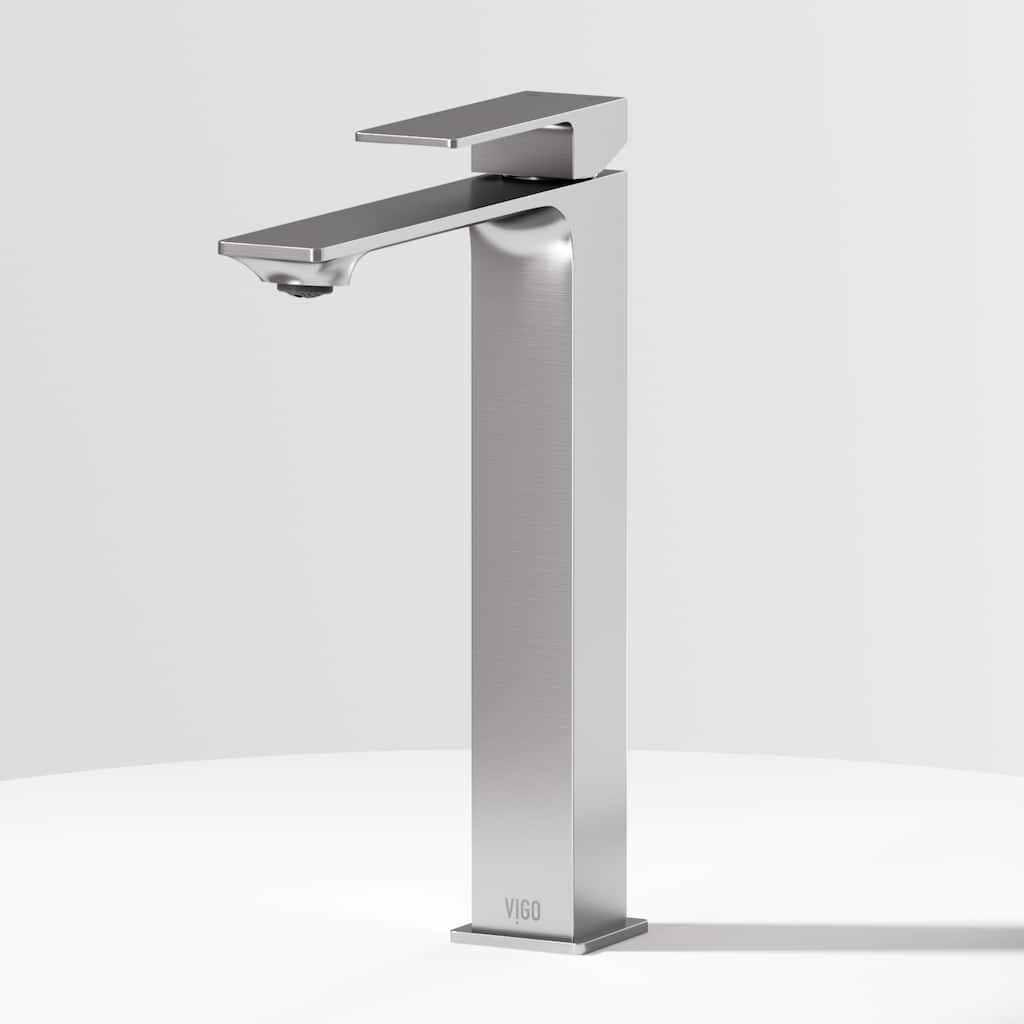 VIGO Dunn 11" H Single Handle Single Hole Vessel Bathroom Faucet