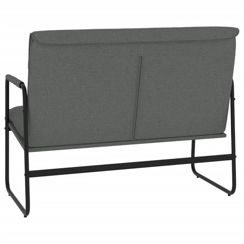 vidaXL Bench Dark Gray 39.4"x25.2"x31.5" Fabric - 39.4" x 25.2" x 31.5"