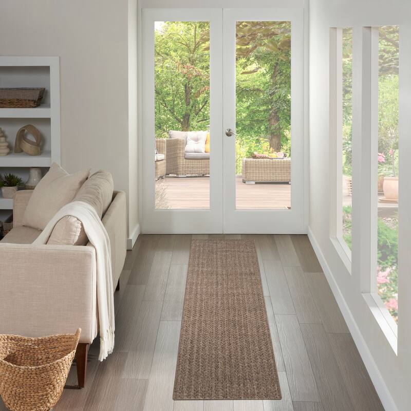 Nourison Tulum Indoor/Outdoor Chevron Area Rug
