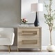 preview thumbnail 2 of 5, Uttermost Alessia Light Oak Accent Chest - 35"H x 34"W x 18"D