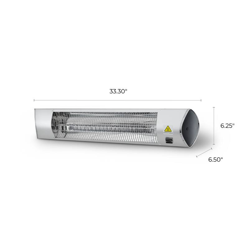Kenmore Wall Mounted Electric Patio Heater with Remote