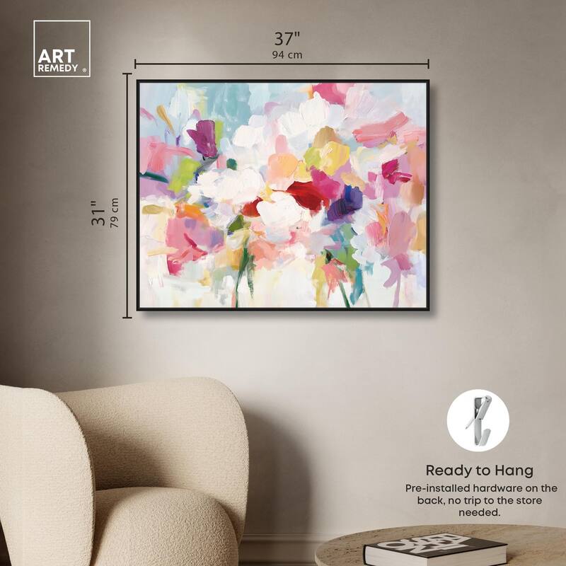 Saturated Colors II Canvas by Art Remedy