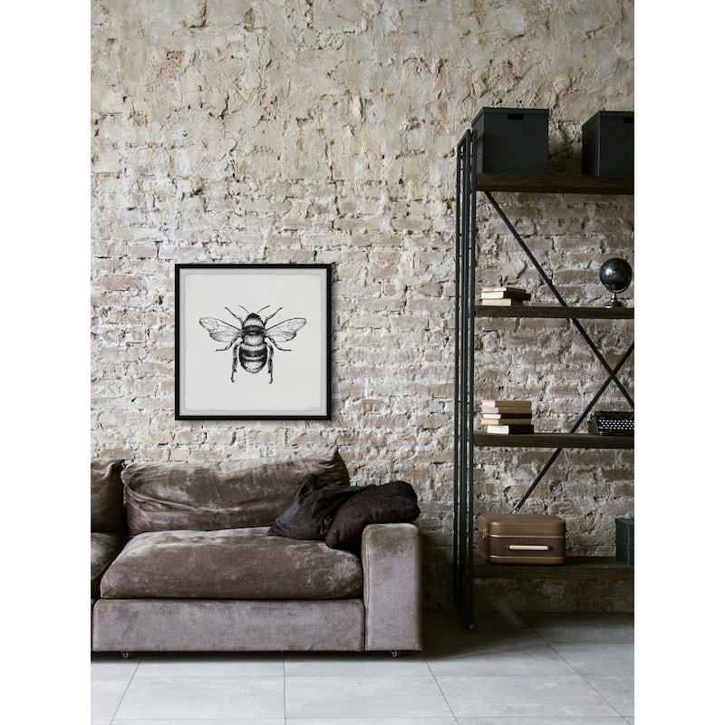 Bee Happy Framed Print