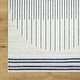 preview thumbnail 39 of 44, Livabliss Joel Mod Black/Ivory Ombre Geometric Striped Area Rug