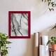 preview thumbnail 100 of 118, Abstract Ink Fantasy I -Framed Print w/glass-Cherry Red
