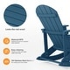 preview thumbnail 12 of 134, WINSOON All Weather HIPS Outdoor Rocking Chair, Set of 2
