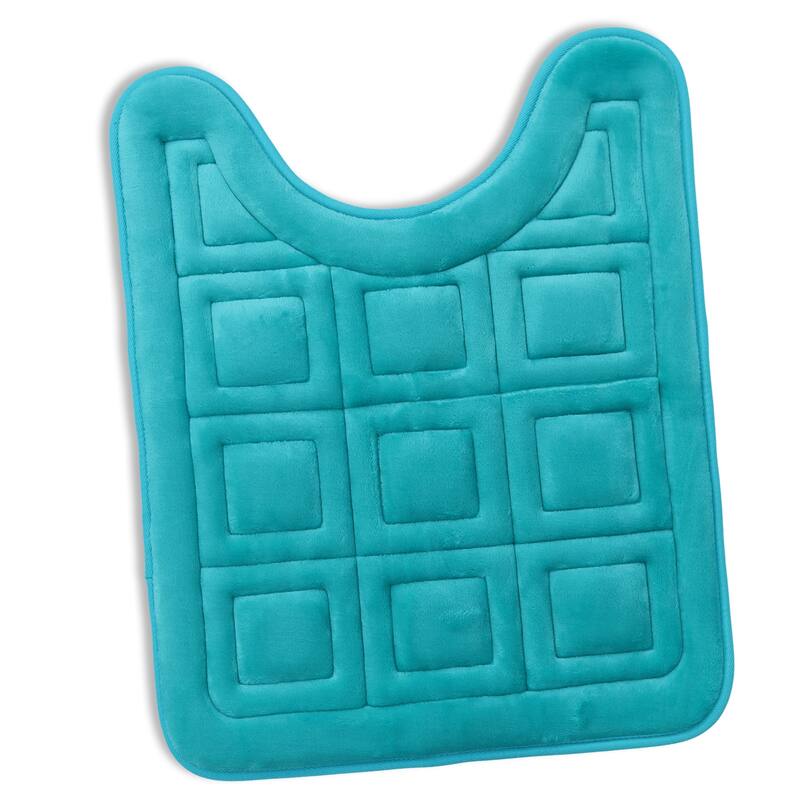 Clara Clark Ultra Soft Non Slip and Absorbent Bath Rug - Waffled Velvet Memory Foam Bath Mat