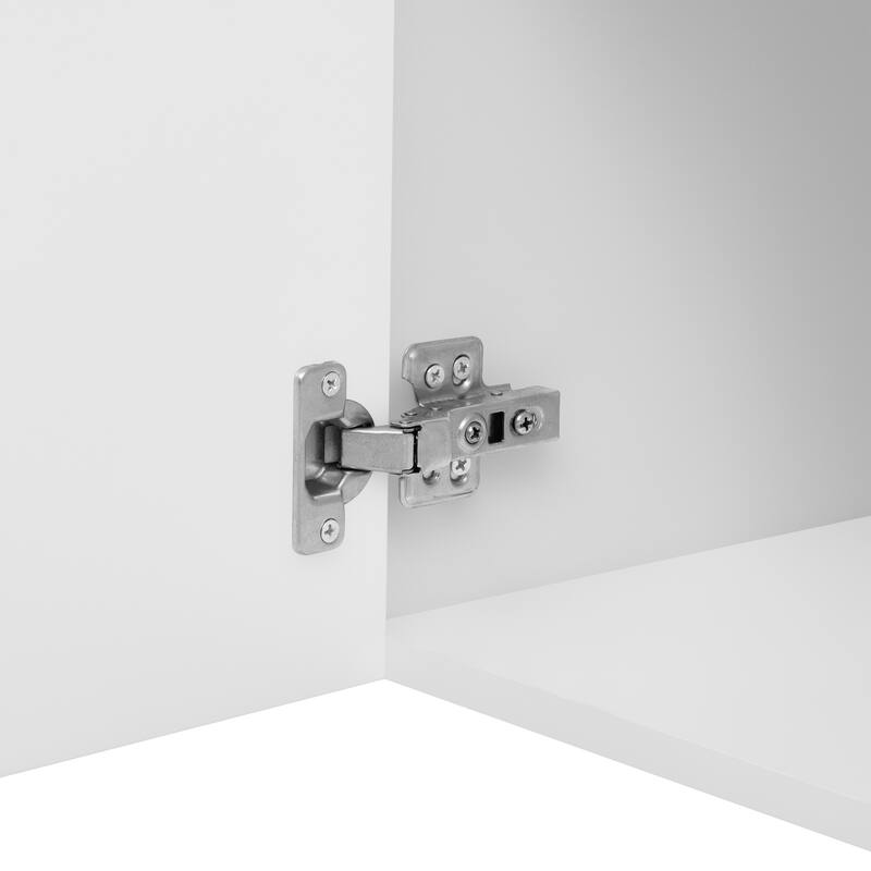 Roomfitters Minimalist TV Stand for up to 85 Inch TV, Entertainment Center with Four Spacious Cabinets