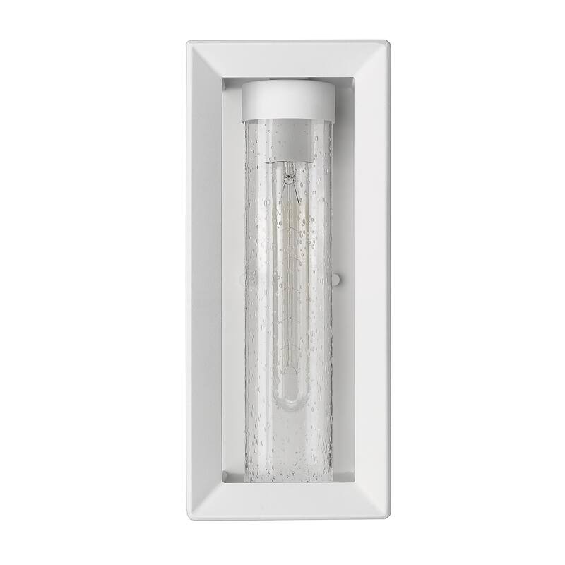 Smyth 14" Tall UV-coated Outdoor Wall Sconce with Glass Shade