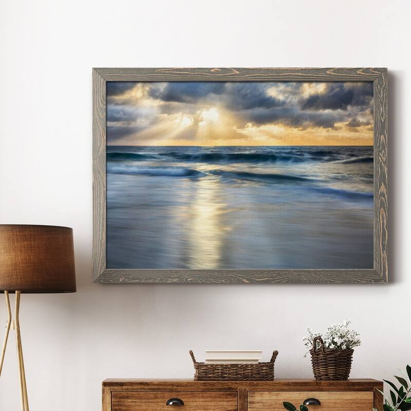 Cloudscape Shore-Premium Framed Canvas - Ready to Hang